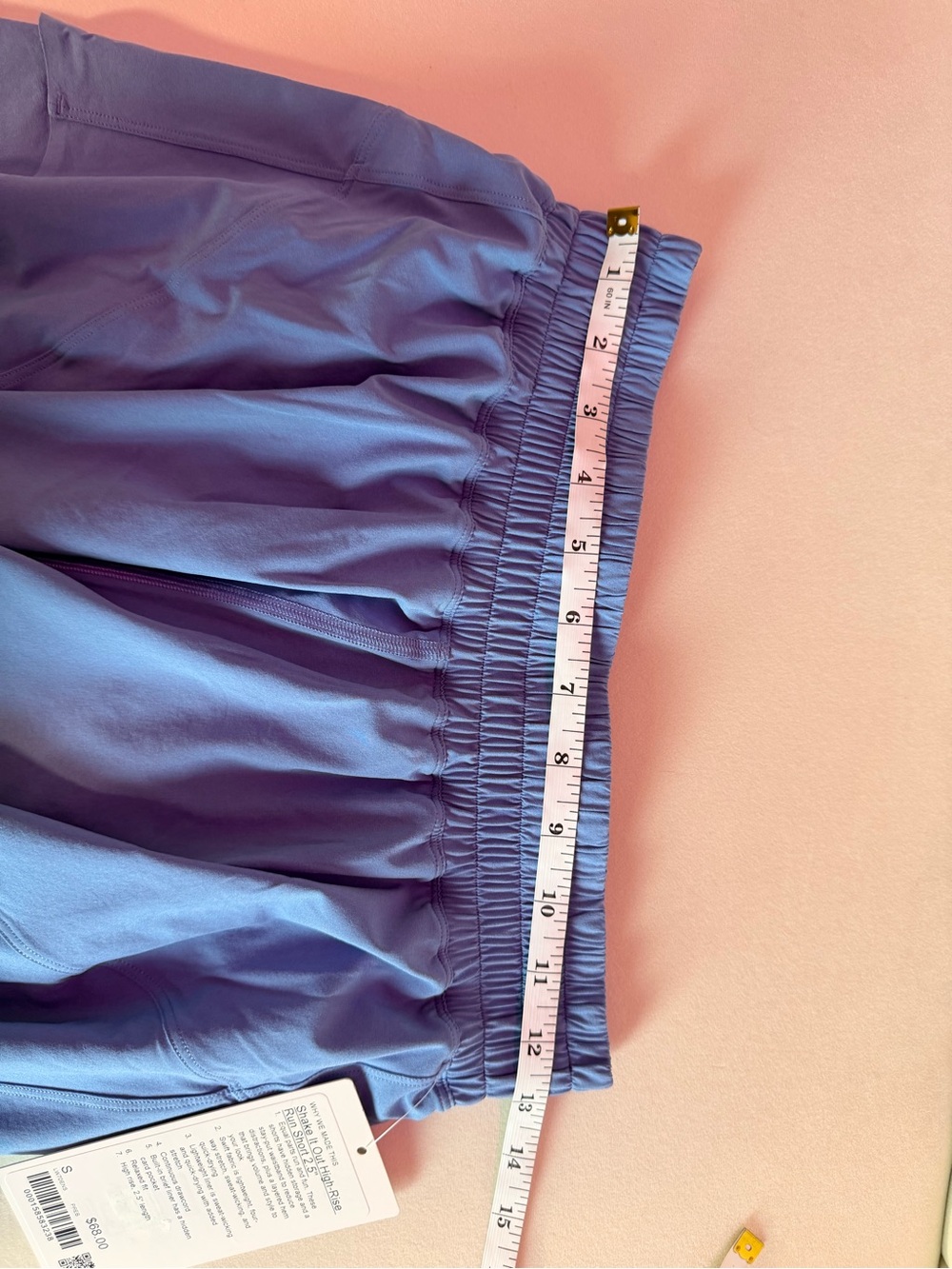 Lululemon Shake It Out High-Rise Running Short 2.5" Size S - Picture 7 of 8